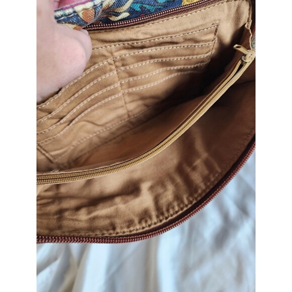 Fossil Long Live Vintage Patchwork Floral Crossbody Bag Purse Y2k Adjustable - Picture 6 of 16